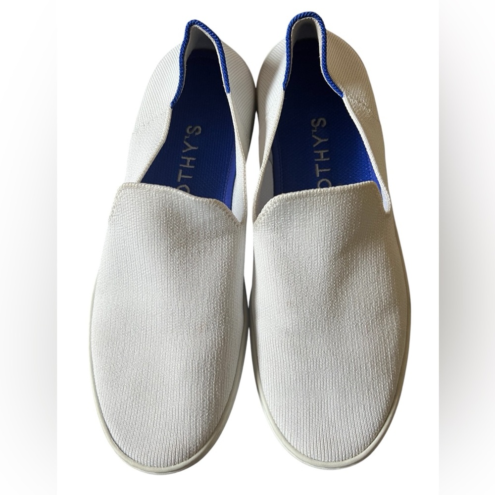 Rothy’s The Original Slip On Sneaker Women’s White size 8